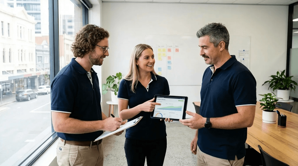 Service business team